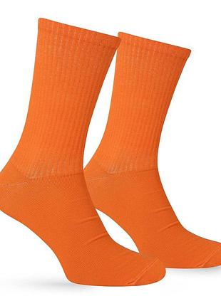 Шкарпетки premier socks соковитий orange з високою резинкою, унісекс, розм. 36-39, 40-42, 43-45