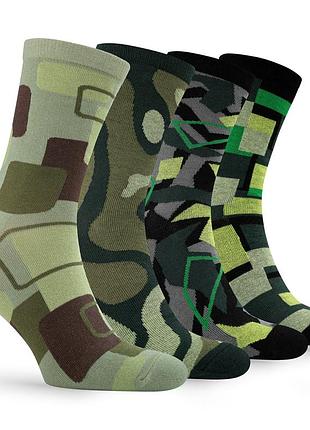 Набір шкарпеток premier socks мілітарі, унісекс, 4 пари в наборі, розм. 36-39, 40-42, 43-45