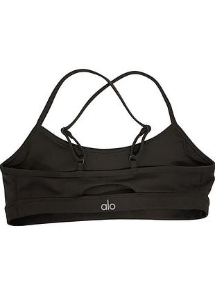 Преміум топ alo yoga airlift intrigue bra оригінал шоколадний (розмір xs)