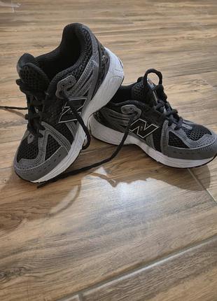 Кросівки дитячі new balance чорно-сірі
