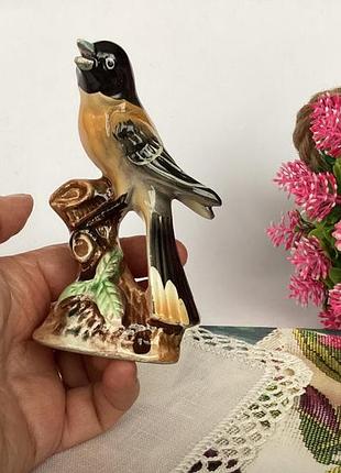 Вінтажна статуетка «іволга» (oriole), фарфор, ручний розпис, японія!