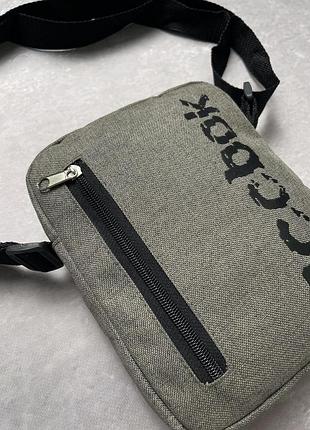 Борсетка вертикальный reebok серый меланж 3