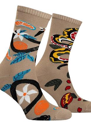 Набір шкарпеток premier socks: "зміїна мудрість в кожному кроці", унісекс, 2 пари в наборі, розм. 36-39, 40-42, 43-45