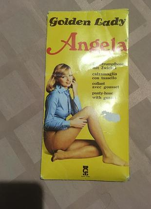 Ексклюзив для поціновувачів: вінтажні колготки golden lady angela (італія) — початок 1980-х, нові