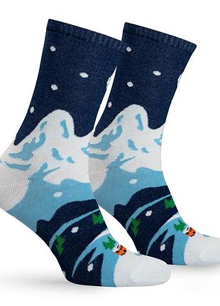 Носки premier socks: "снежный автобус", унисекс, 36-39, 40-42, 43-45