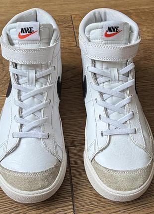 Nike blazer кросівки високі, хайтопи шкіра р.34 (22 см)
