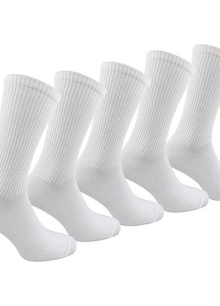 Набор носков premier socks белая высокая резинка, унисекс, 5 шт в наборе, разм. 36-39, 40-42, 43-45 43-45