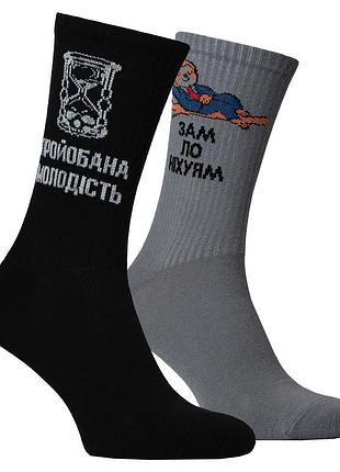 Набор носков premier socks: "фазы взрослой жизни", унисекс, 36-39, 40-42, 43-45