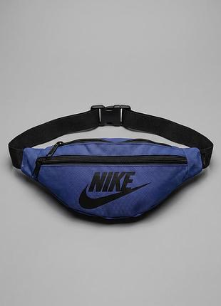 Бананка nike синя, чорне лого (арка) #