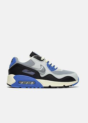 Air max 90 x patta sapphire and particle grey 2