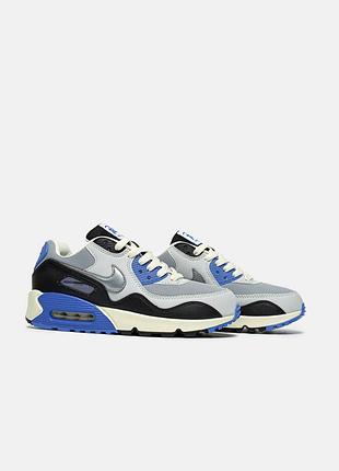 Air max 90 x patta sapphire and particle grey 7