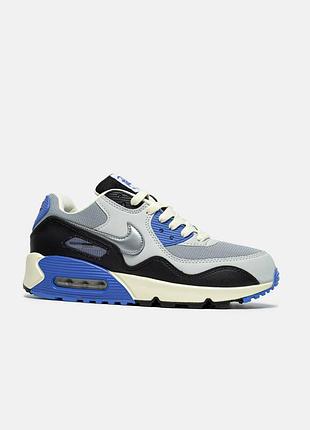 Air max 90 x patta sapphire and particle grey 6