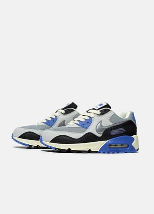 Air max 90 x patta sapphire and particle grey 3