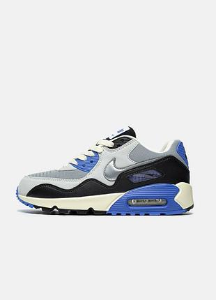 Air max 90 x patta sapphire and particle grey