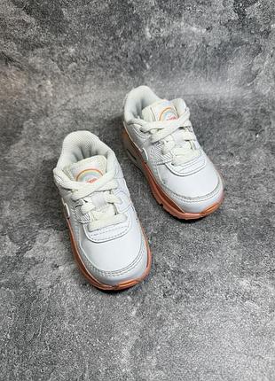 Дитячі кросівки nike air max 90 шкіряні