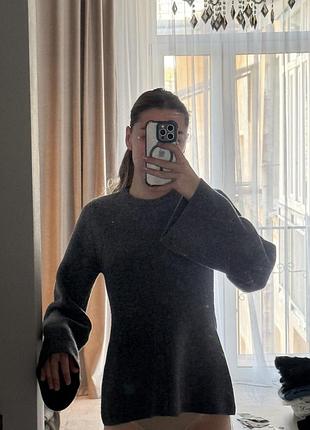 Светр жіночий h&m premium сірий