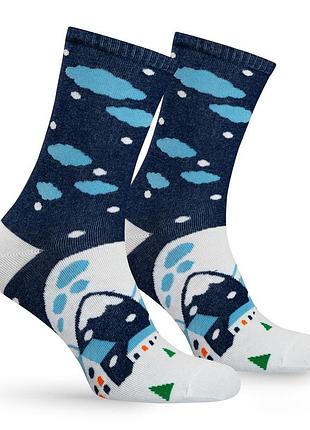 Носки premier socks: "снежная ночь", унисекс, 40-42, 43-45
