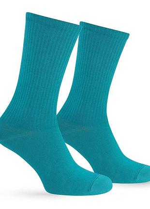 Шкарпетки premier socks вишуканий cмарагд з високою резинкою, унісекс, розм. 36-39, 40-42, 43-45