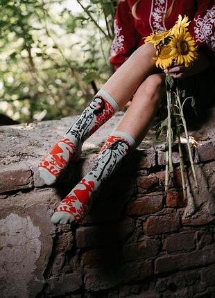 Носки патриотические premier socks чернобривицы, женские, разм. 36-39, 40-42
