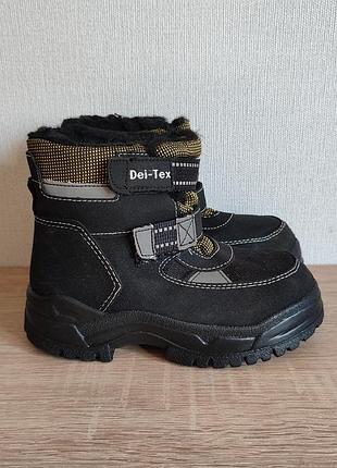 Нові зимові черевики на хлопчика dei-tex 30р. 19 см.