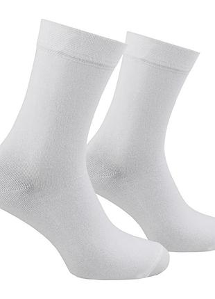 Носки premier socks, классические, унисекс, белые, разм. 36-39, 40-42, 43-45