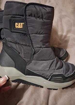 Зимние сапоги дутики caterpillar (cat) оригинал, размер 37 (24 см)
