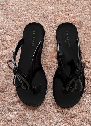Ted baker  jassey bow flip-flops 7