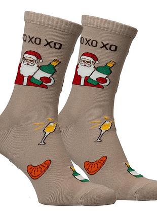 Носки premier socks: "хо хо хо", унисекс, 36-39, 40-42, 43-45 40-42