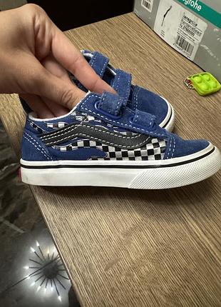 Кеди для дітей vans сині, 24 розмір