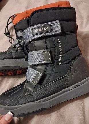 Зимние термо сапоги дутики geox bunshee amphibiox, размер 37 (24 см)