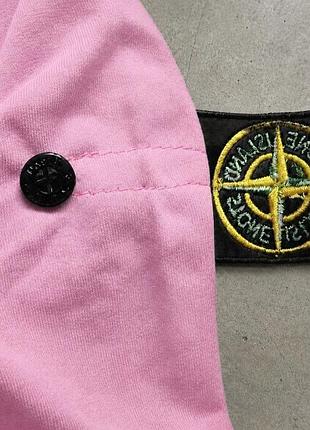Худі stone island зіп-худі рожеве 3