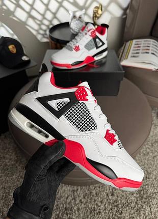 Чоловічі кросівки nike air jordan 4 retro fire red