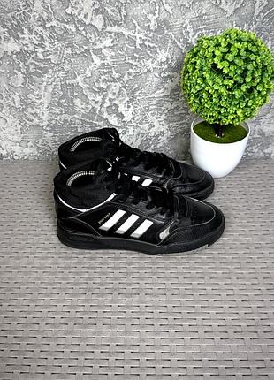 Adidas drop step кроссовки 36 размер кожаные баскетбольные черные