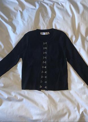 Топ кардиган zara