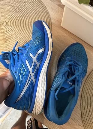 Кросівки жіночі asics сині, розмір 38-38.5, довжина устілки 25 см