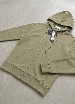 Худі stone island на блискавці, хакі
