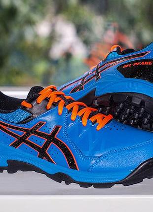 Кроссовки asics gel-peake gs 1113a023 hockey cricket blue/black 40 р. оригинал