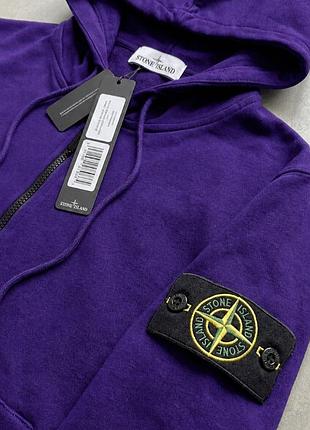 Худі stone island фіолетове 2