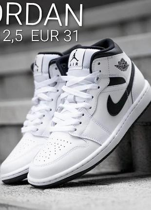 Кожаные крутые хайтопы высокие кроссовки бренда air jordan 1 mid. 799 12,5 eur 31