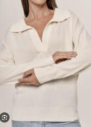 Кофта поло massimo dutti кашемір