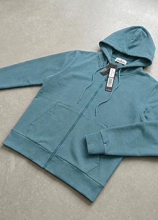 Худі stone island на блискавці з капюшоном,