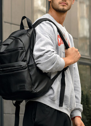 Класний якісний рюкзак зард чорний