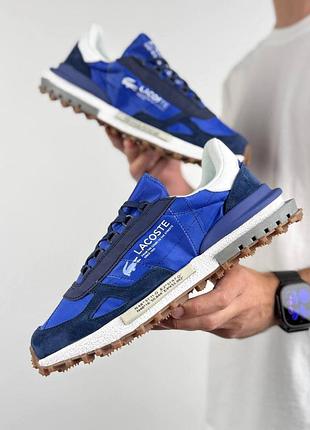 Мужские кроссовки lacoste elite active royal blue white