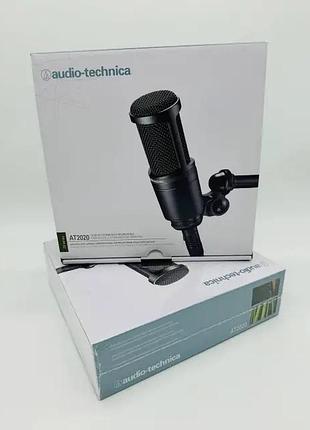 Мікрофони і звукозапис audio-technica at2020 конденсаторний студійний мікрофон
