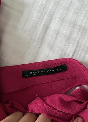 Блуза малинова zara 5
