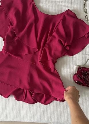 Блуза малинова zara 2