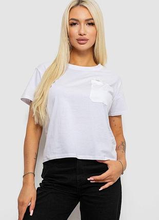 Футболка женская с принтом, цвет белый, 221r330