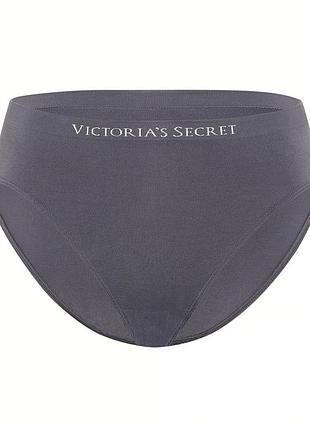 Трусики жіночі victoria's secret ультратонкі бріфи сірі