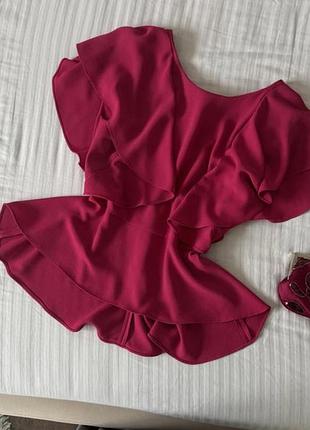 Блуза малинова zara