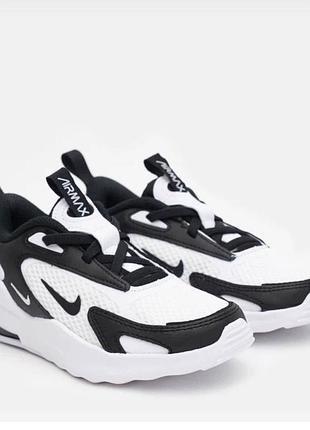 Кросівки дитячі nike air max bolt білі/чорні,